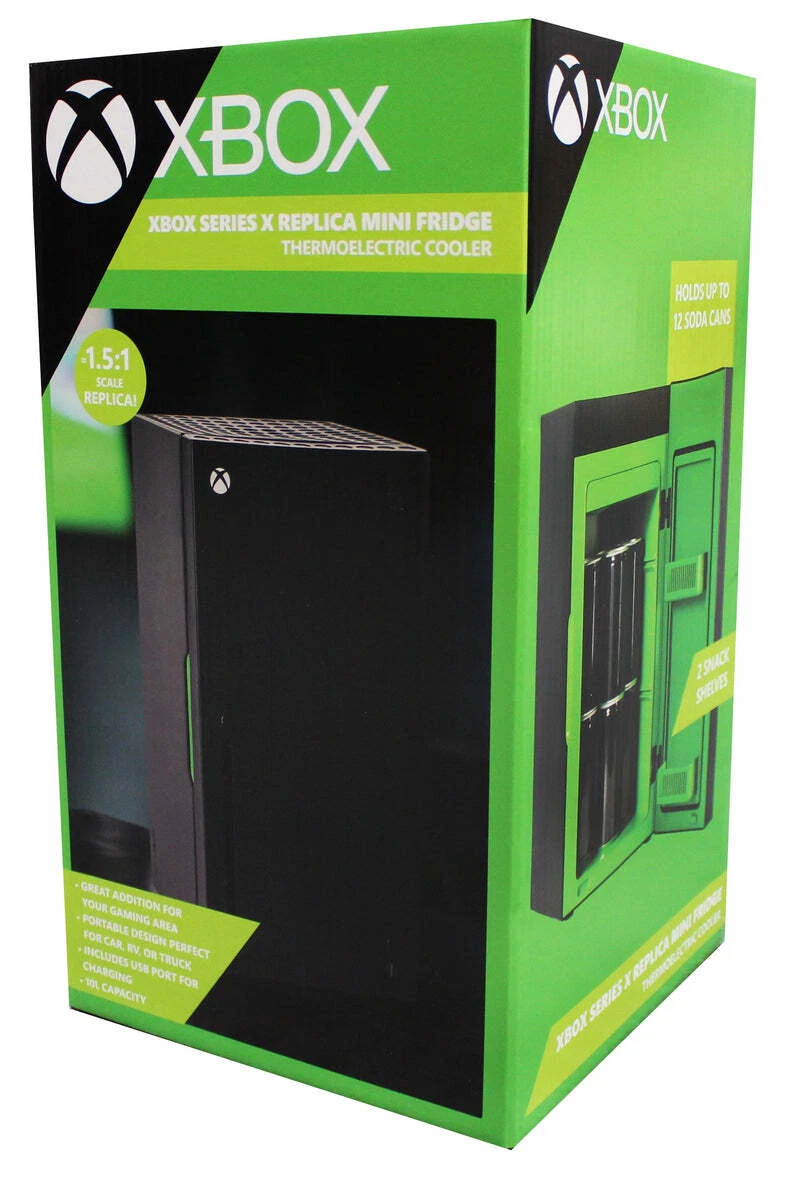 Xbox Series X Replica Mini Fridge Thermoelectric Cooler Holds Up to 12