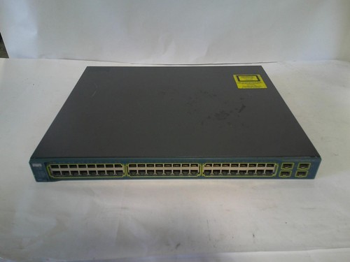 Cisco WS-C3560-48PS-S Catalyst 3560 PoE-48 Ports Network Switch