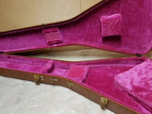 1982 GIBSON FLYING V CASE - Made in USA - '58 REISSUE