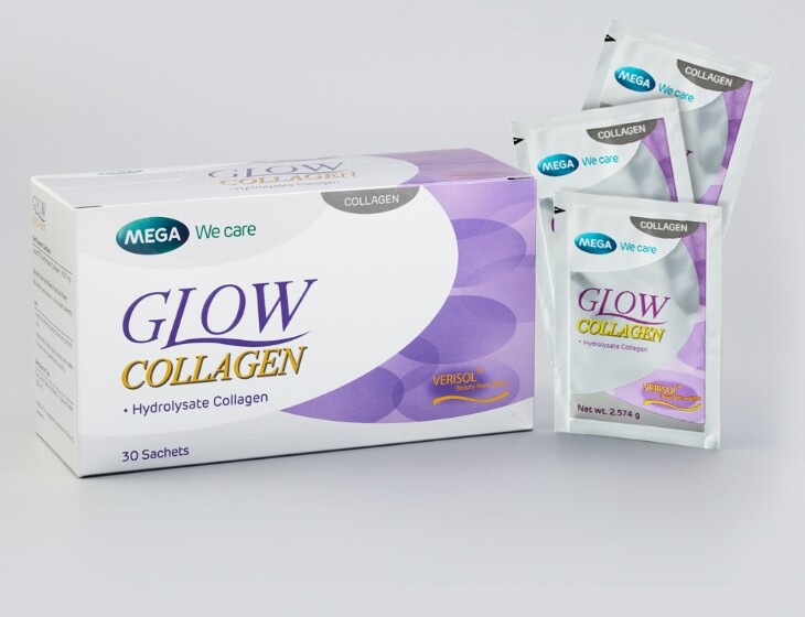 Complément Alimentaire Mega We Care Glow Collagen - Anti-âge, Vitamines - Neuf Sous Blister