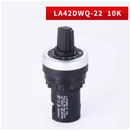4-20PC LA42DWQ-22 22mm Panel Mount Potentiometer, 5K/10K Ohm, 2W 250V US - Bild 6 von 24