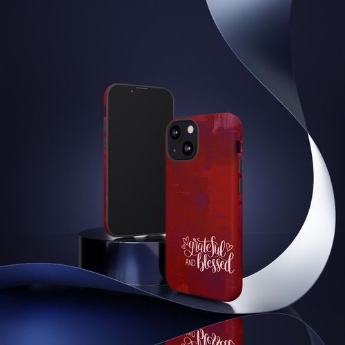 Red Tough Cases For iPhone, Galaxy, Pixel Grateful and Blessed - Picture 99 of 251