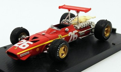 Brumm 1/43 Scale Model Car R171 - F1 Ferrari 312 1968