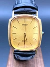 [Near Mint] Seiko Dolce 9521-5120 Mens Vintage Watch Gold Dial Quartz Japan