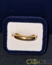 Ladies 18ct Yellow Gold Smooth Wedding Ring