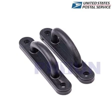 US Stock 2× Rear Doors Truck Cap Rotary Latch Catch D-Striker Plates 5423020000