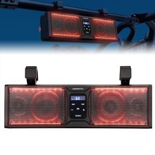 UTV Sound Bar 16 Inch ATV SoundBar Golf Cart Sound Bar SXS Speakers Bluetooth