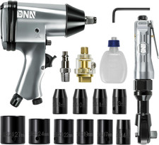 17 Pcs Air Tool Kit 12-inch Pneumatic Air Impact Ratchet Wrench Kit 17 Pcs Air Tool Kit 12-inch Pneumatic Air Impact Ratchet Wrench Kit
