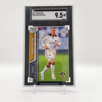 2007 Upper Deck MLS David Beckham SGC 9.5 LA Galaxy Football Card