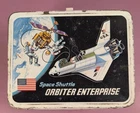 Vintage 1977 Thermos Space Shuttle Orbiter Enterprise Metal Lunchbox & Thermos