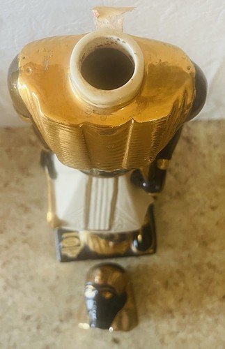 VTG, Ezra Brooks 1979 Shriners Imperial Council Pharoah. China. whiskey Decanter - Picture 7 of 10