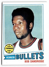 1977-78 Topps - Bob Dandridge #25 White Back Washington Bullets 