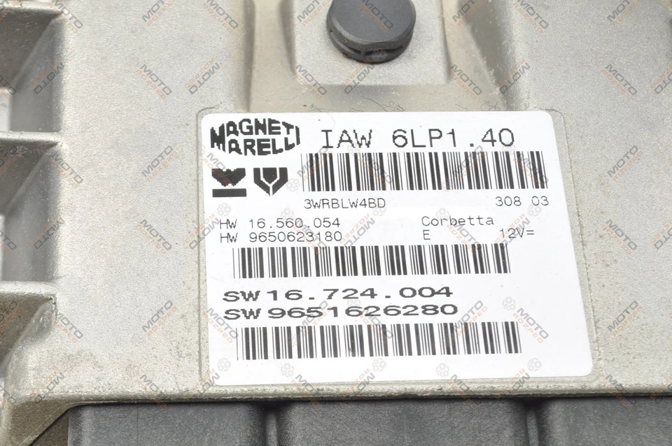 PEUGEOT 307 CC 2.0 16V 136 CV Centralina Motore 9651626280 - Immagine 2 di 4