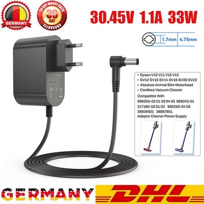Ladegerät für Dyson V10 V11 V15 V12 Ladekabel Netzteil Staubsauger 969350-03 DE