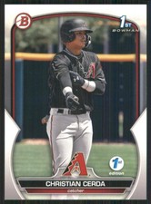 2023 Bowman 1st Edition #BPPF-56 Christian Cerda Arizona Diamondbacks TW3092