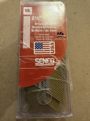 Senco Finish Nails Bright Basic 34 Degree 2-1/2'' x 15-Gauge A302500N [9852] READ