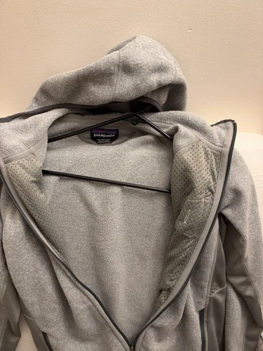 Patagonia Performance Better Sweater Hoodie Full Zip Men’s Medium Gray Fleece image 3