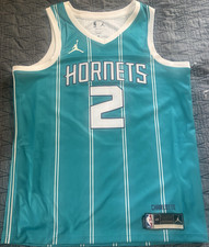 NBA Charlotte Hornets LaMelo Ball #2 Swingman Jersey Men 48 Teal Basketball