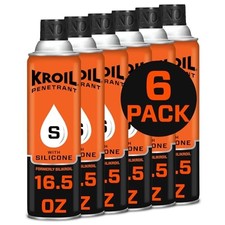 Kroil Penetrating Oil with Silicone Aerosol Spray-16.5oz Can-Case of 6 