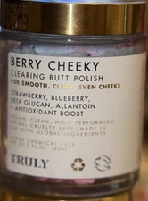 ***NEW TRULY BEAUTY Berry Cheeky Clearing Butt Polish Gentle Acne Body Scrub!!