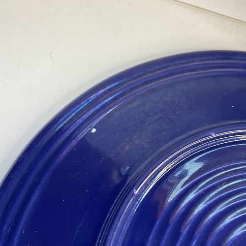 Menge 3 Vintage Fiestaware Fiesta Kobaltblau 9,5" Mittagessen Teller Hergestellt in den USA - Bild 13 von 19