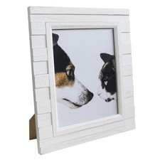 CVHOMEDECO. 8x10 Picture Frame Made of Solid Wood High Definition Glass Rusti...
