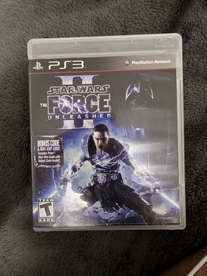 Star Wars Force Unleashed 2 PS3 Great Condition Complete Fast Shipping