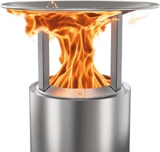 Mesa XL Heat Deflector, with 3 Detachable Legs, Accessory for Mesa XL Fire Pit, 