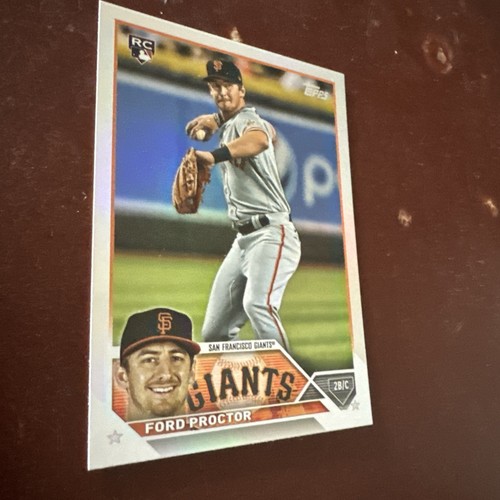 2023 Topps Series 2 - Ford Proctor #472 Rainbow Foil (RC) - Picture 2 of 4