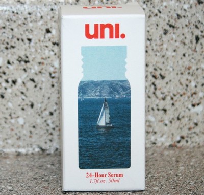 UNI 24-Hour Body Serum Hydrating ISCHIA SUNSET 1.7oz / 50mL Travel Size firming