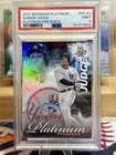2017 Bowman Platinum Aaron Judge Rookie Platinum Presence PSA 9 #PP-AJ