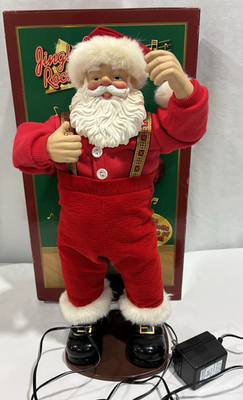 Jingle Bell Rock Santa Dancing Animated Figure Christmas Fantasy