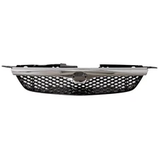Grille Assembly For 1999-2000 Mazda Protege w/ Chrome Molding