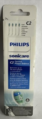 Philips Sonicare W2 Toothbrush Heads 4 Pack White Optimal White New Sealed
