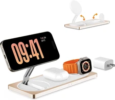 3-in-1 Charging Station for Apple Devices: Used for iPhone and Watch Charging St