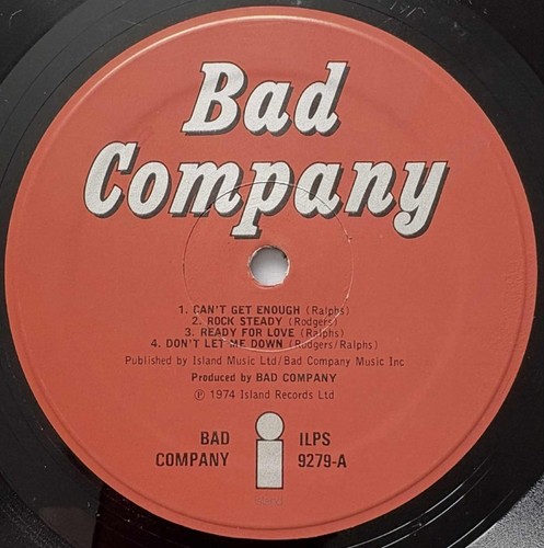 Bad Company Bad Co 12" Vinyl LP Gatefold Island ILPS 9279 UK 1st Press VG+/VG+ - Picture 8 of 19