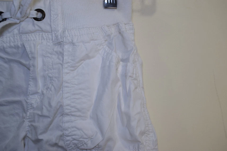 Pantalones capri de algodón ligeros blancos Place para niños NIÑAS 6X 7 pullon verano Foto 4 de 4