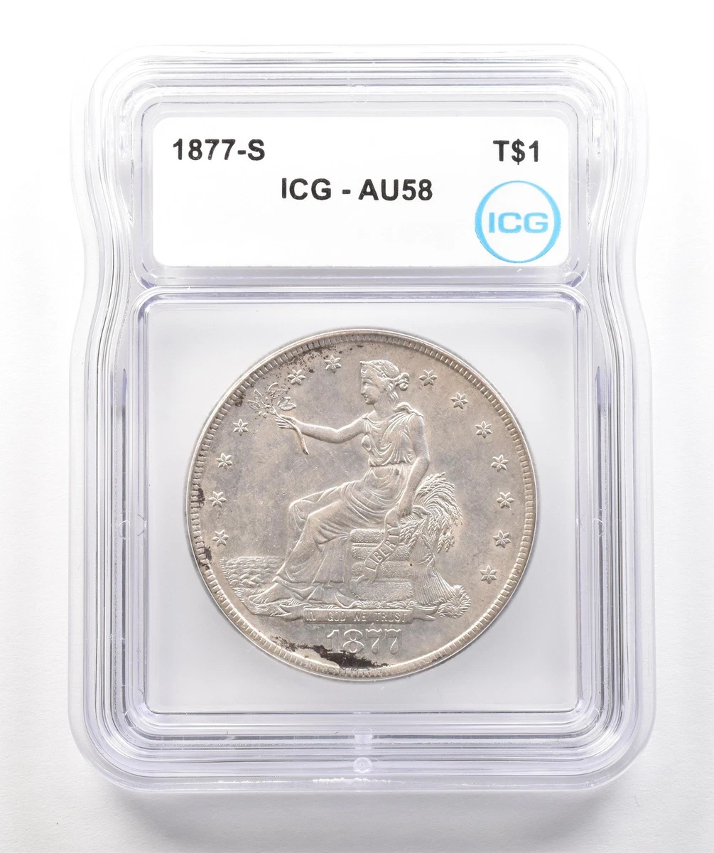 AU 58 Graded 1877 Year US Trade Dollars (1873-1885) for sale | eBay