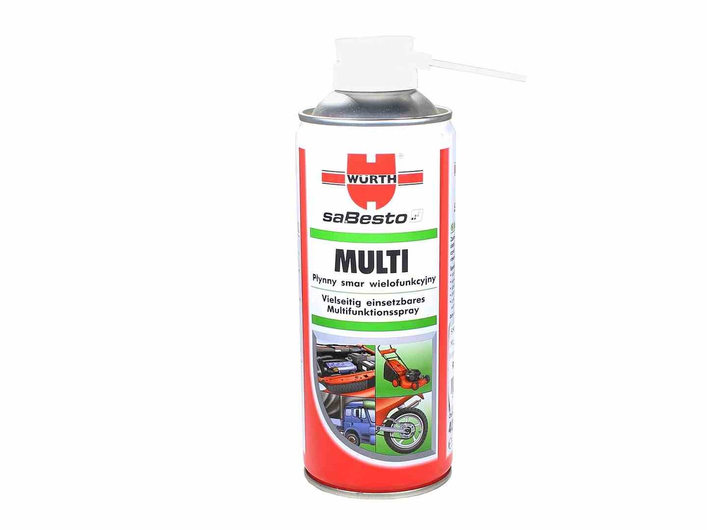 Wurth Multilube graisse blanche aérosol lubrifiant chaîne 400ml