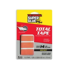 Super Glue - Total Tape Precut Strips - 1o Strips