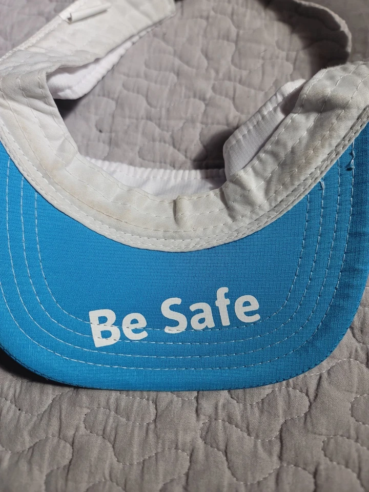 Wawa Visor Blue And White Gas Convenience Store Worker Uniform Hat - Image 3 of 4