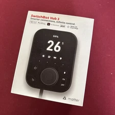 SwitchBot Hub 3 (3rd Gen), Smart Home Hub with 2.4" IPS Screen