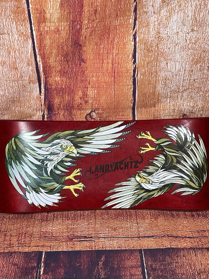 Landyachtz Longboard Monopatín 35” x 9” Gráfico Eagle Bird con Ruedas Hawgs 69 mm Foto 2 de 4