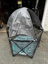 Baby Delight Go With Me Eclipse Mesh Portable Playard  Playpen  Sun Teal