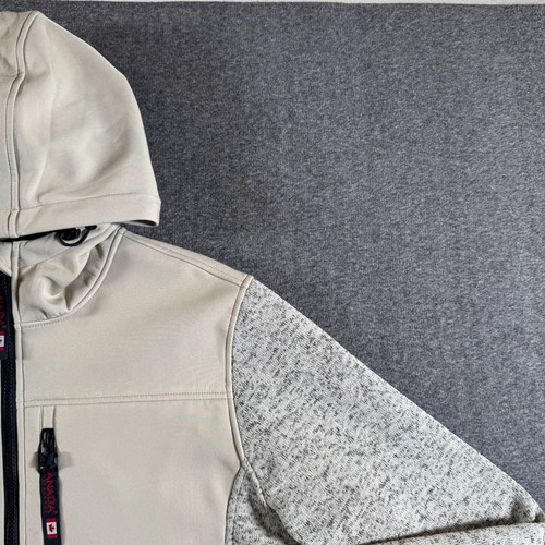 Canada Weather Gear Jacket Women's XL Full Zip Fleece Heather Oatmeal - Picture 6 of 17