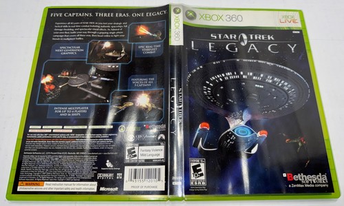 Star Trek Legacy Game Combo Xbox 360 Complete w/ Extra Game & Manual Tested - Picture 7 of 8