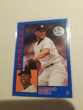 2019 Topps Update 1984 Topps Mariano Rivera #84-19 Blue Paralllel Yankees