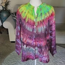 David Dart Collection Women's Linen Top Size S