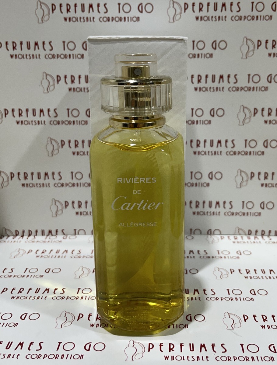 CARTIER RIVIERES ALLEGRESSE EAU DE TOILETTE SPRAY 3.3 FL. OZ. 100