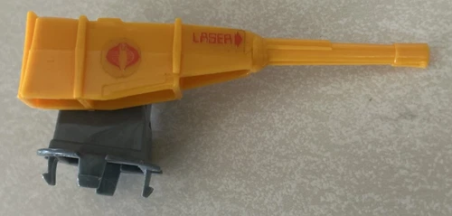 Vintage 1987 GI JOE Cobra Maggot Gun Weapon W/ Mount Accessory Part